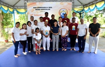 celebration of International Day of Yoga (IDY) 2018 in Brunei Darussalam.